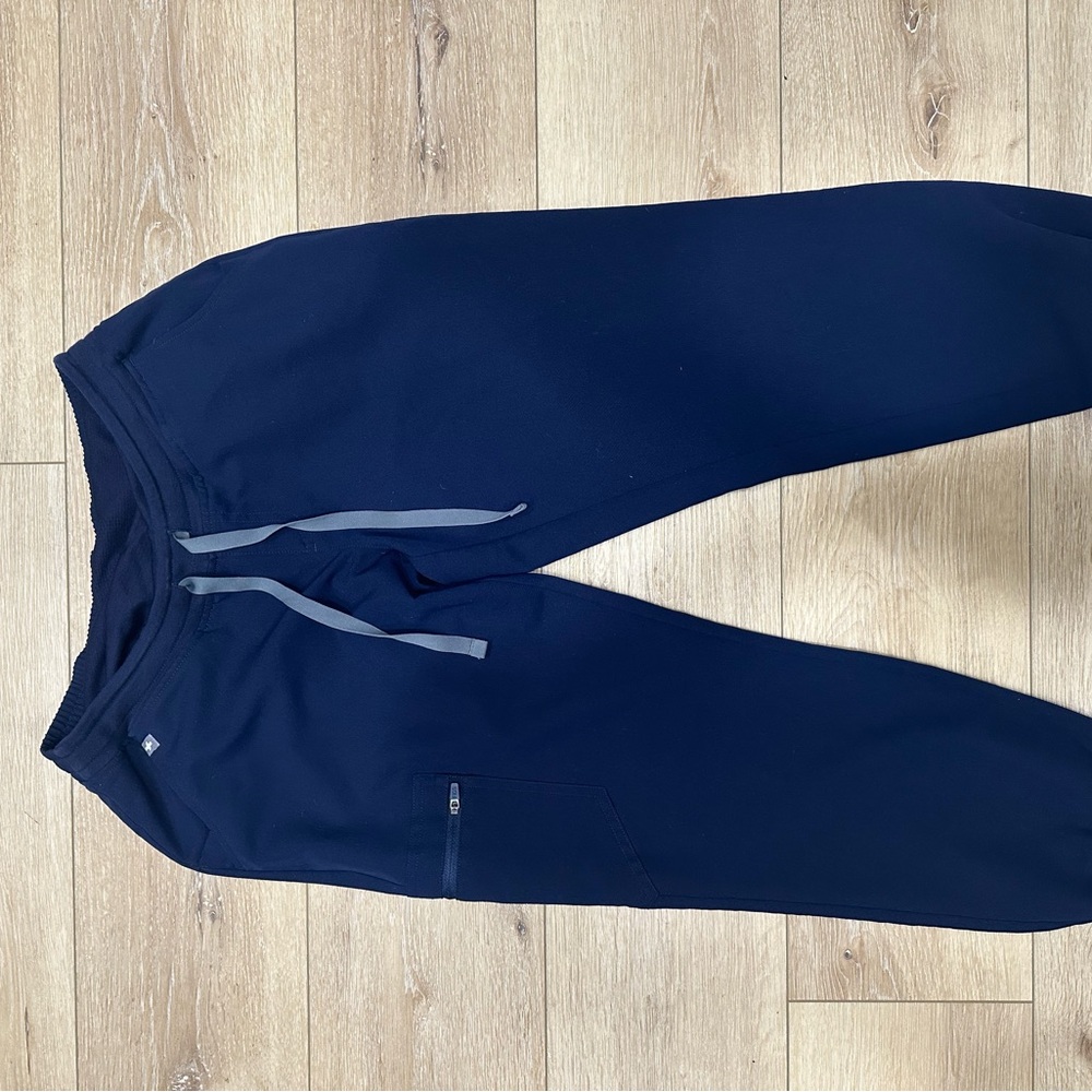 Figs Navy Blue Women's Jogger Scrub Pants